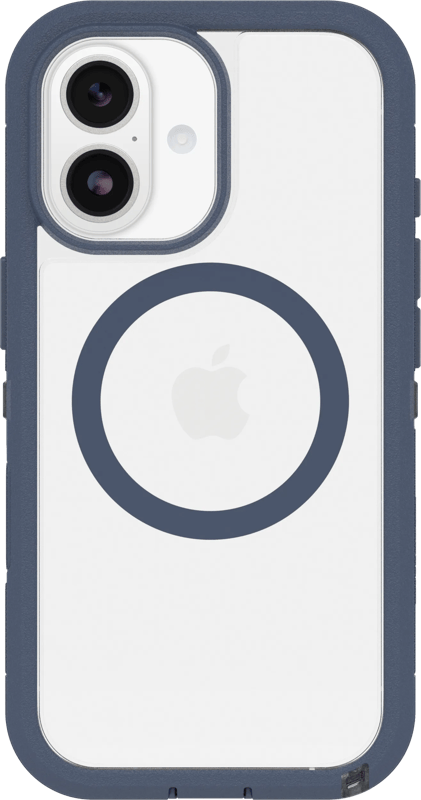 OtterBox Defender Pro XT iPhone 17 Backcover mit MagSafe Magnet Transparent Blauer Rand
