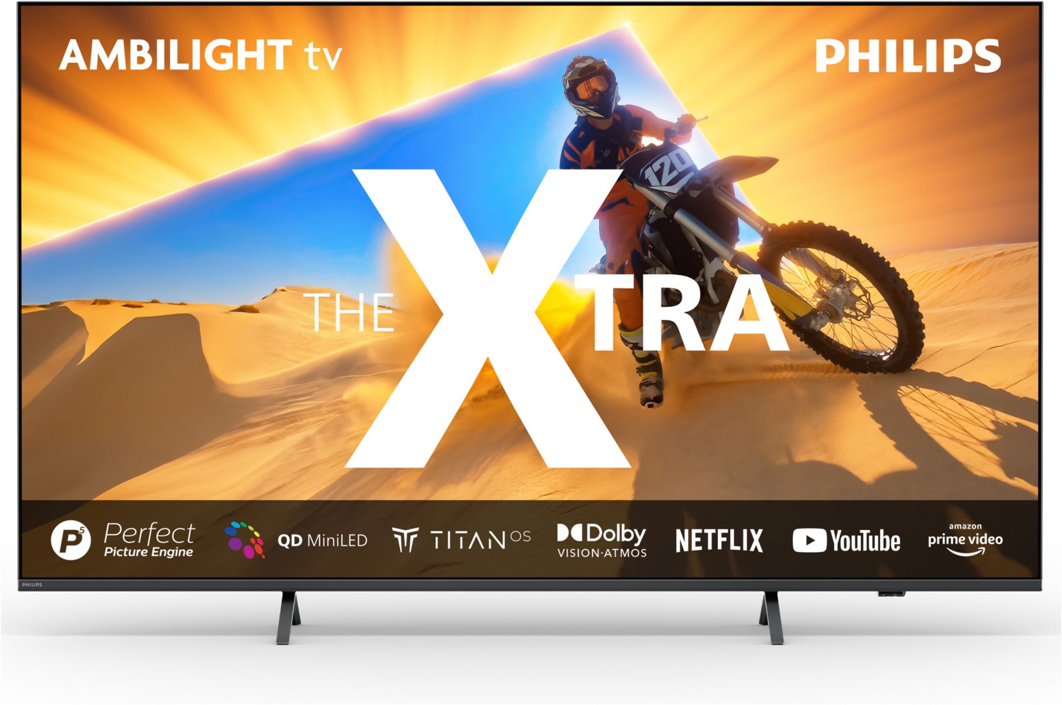 75PML9049/12 The Xtra 189 cm (75") Mini LED-TV anthrazit, 4K Ultra HD, Smart-TV, 120 Hz, DVB-T2/DVB-C/DVB-S2, Sprachsteuerung