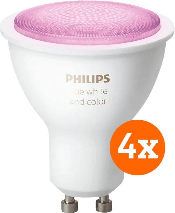 Philips Hue White & Color GU10 4er-Pack