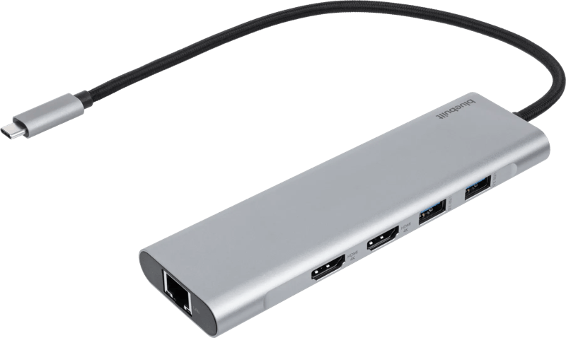 BlueBuilt 9-in-1 Dual HDMI Dockingstation mit USB-C