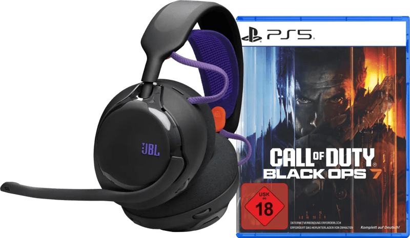 Call of Duty: Black Ops 7 PS5 + JBL Quantum 650 Wireless Schwarz