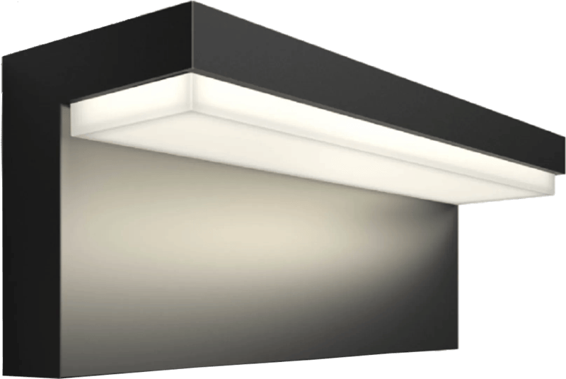 Philips Hue White & Col. Amb. Nyro Wandleuchte 1020 lm - Schwarz