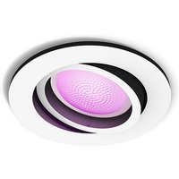 Philips Hue White & Color Ambiance Centura Bluetooth - Einbauspot, rund - Weiß