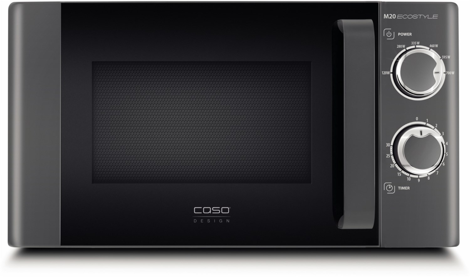 M20 Ecostyle Solo-Mikrowelle schwarz