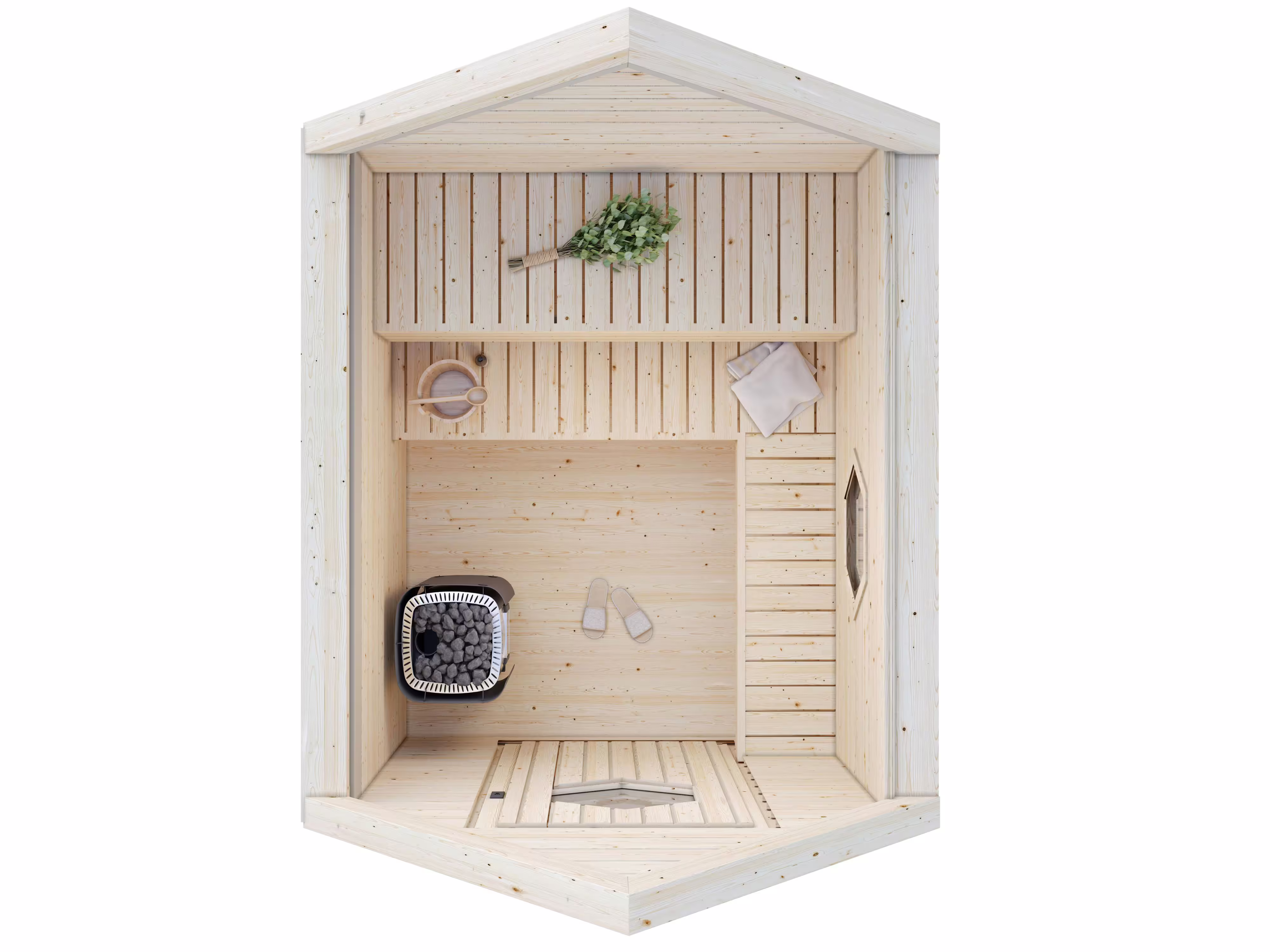 Fjordholz Saunakota Modell Juna 3,8 m²