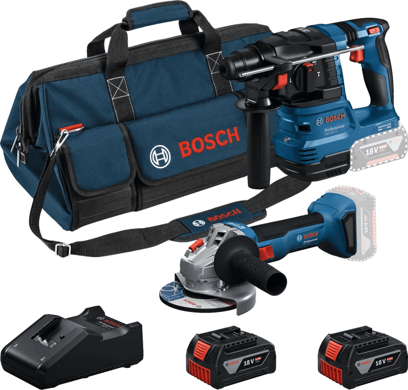 Bosch Professional GBH 18V-22 + GSR 18V-45 Kombiset