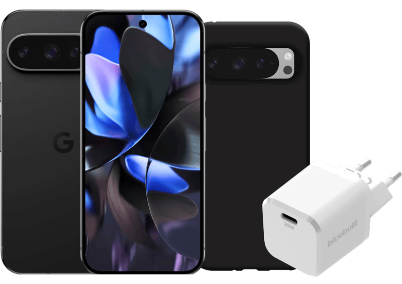 Google Pixel 9 Pro 128GB Schwarz 5G + Zubehörset