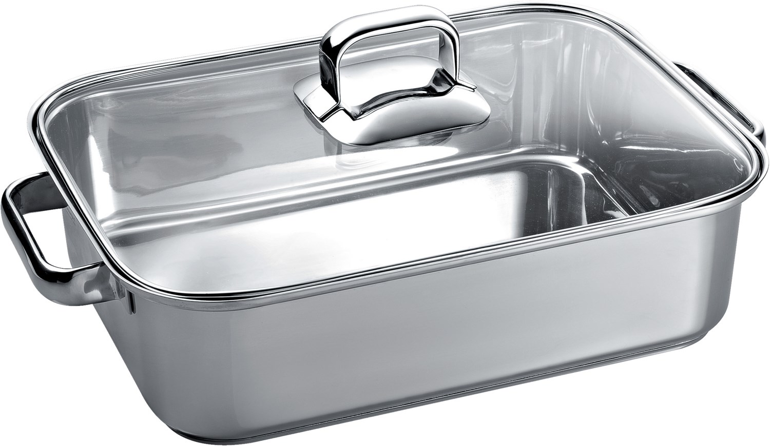 HEZ390011 Bräter 6,5 L Kochuntensil edelstahl