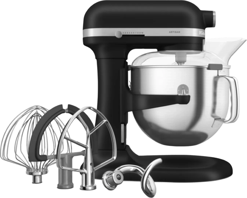 KitchenAid Artisan Bowl-Lift 5KSM70SHXEBM Mattschwarz