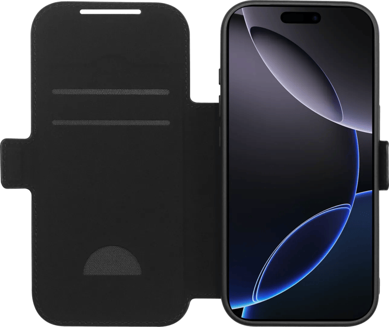 BlueBuilt Apple iPhone 17 Pro Book Case Leder Schwarz