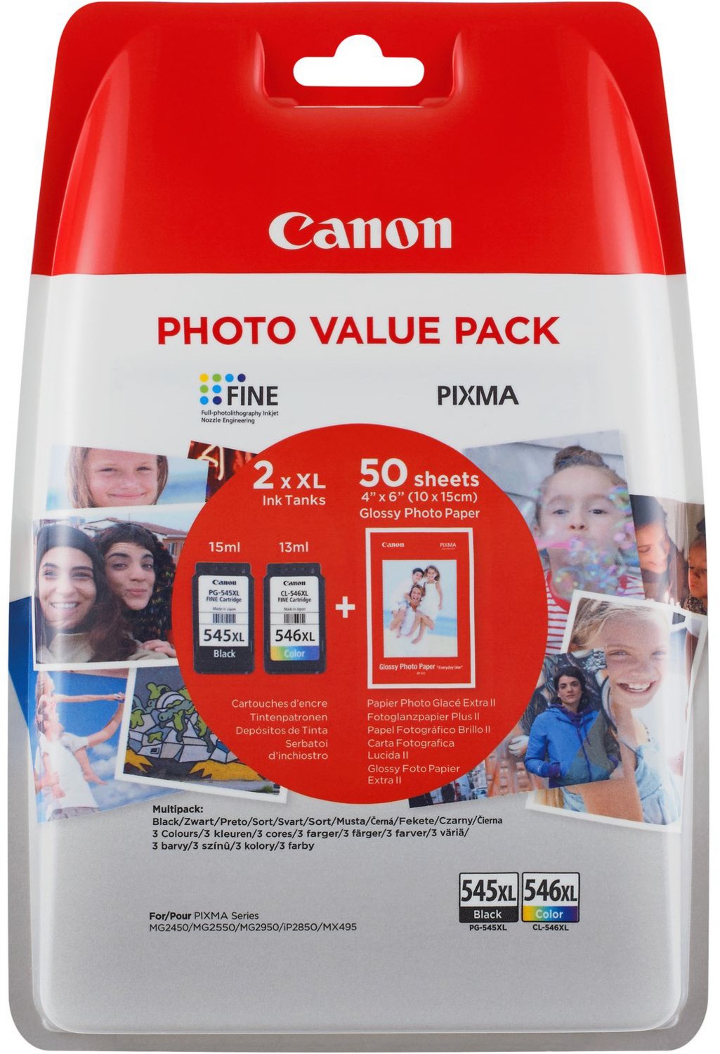 PG-545 XL/CL546 XL Photo Value Pack Tintenpatrone