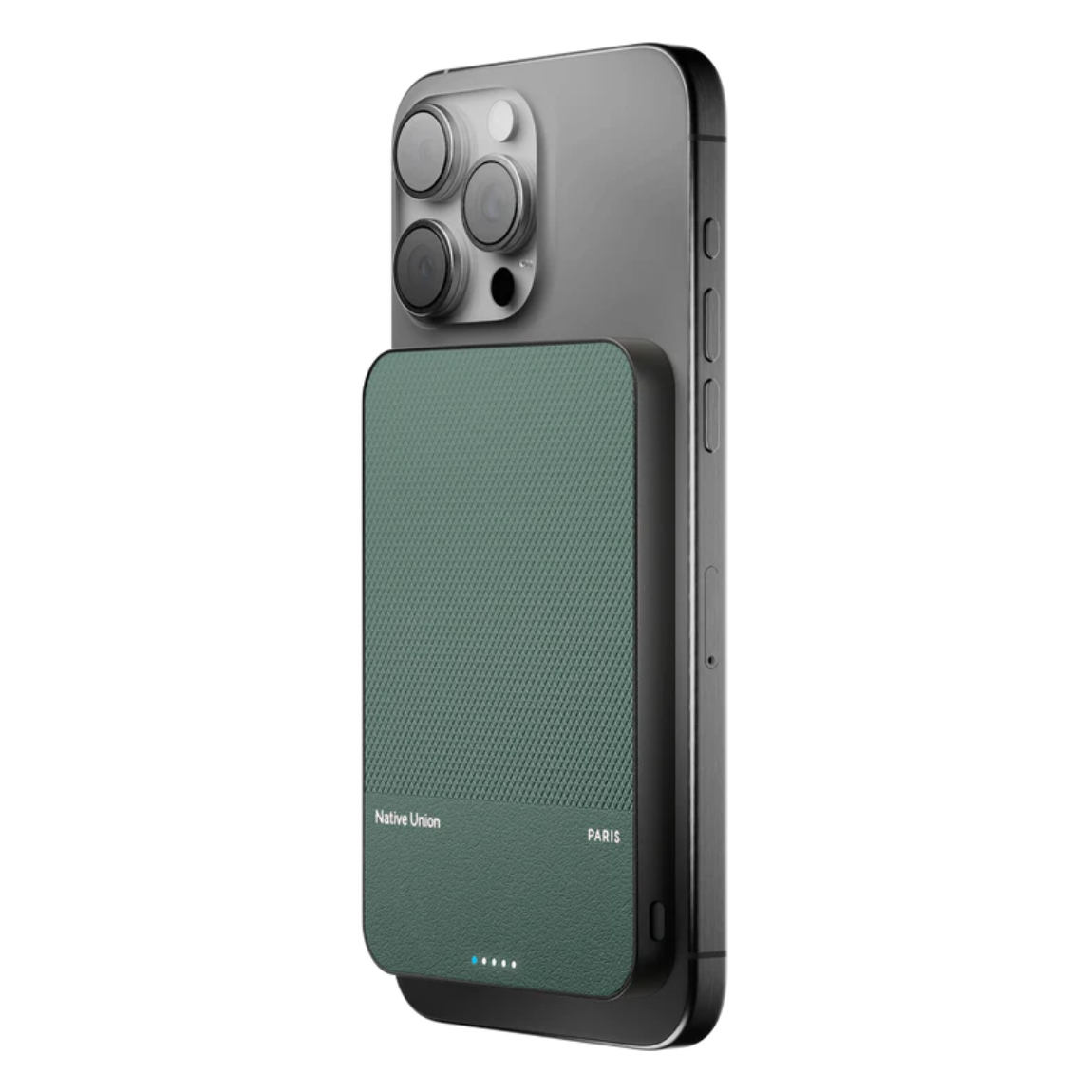 Native Union (Re)Classic Qi2 Magnetic Powerbank - 5000mAh - Grün