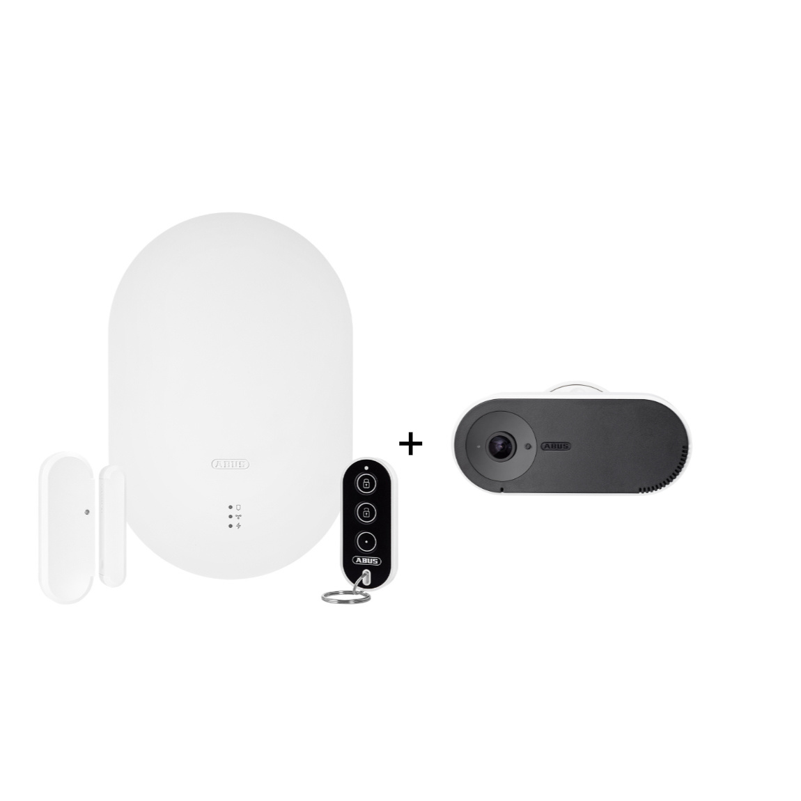ABUS Smartvest Pro Funk-Alarmanlage - Starter-Set + WLAN Privacy Innenkamera