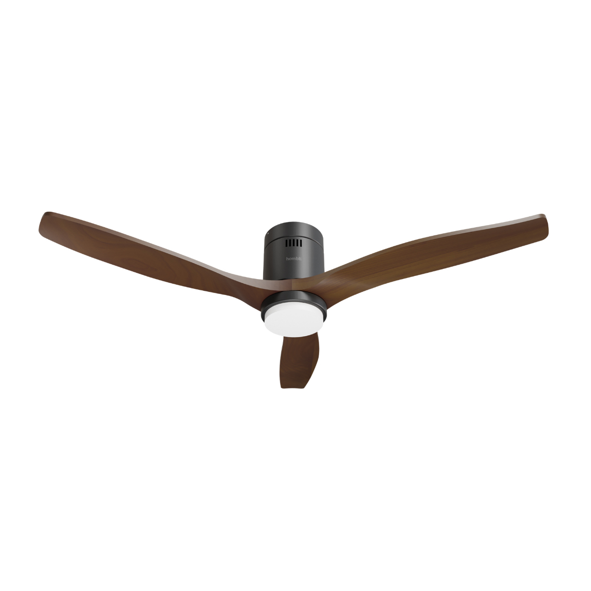 Hombli Smart Ceiling Fan & Light - Schwarz