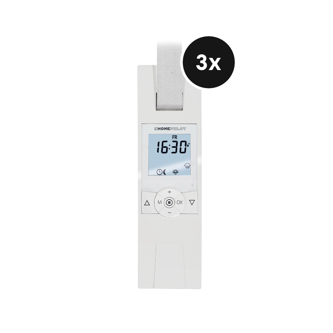 HOMEPILOT Gurtwickler RolloTron pure smart - 3er-Set