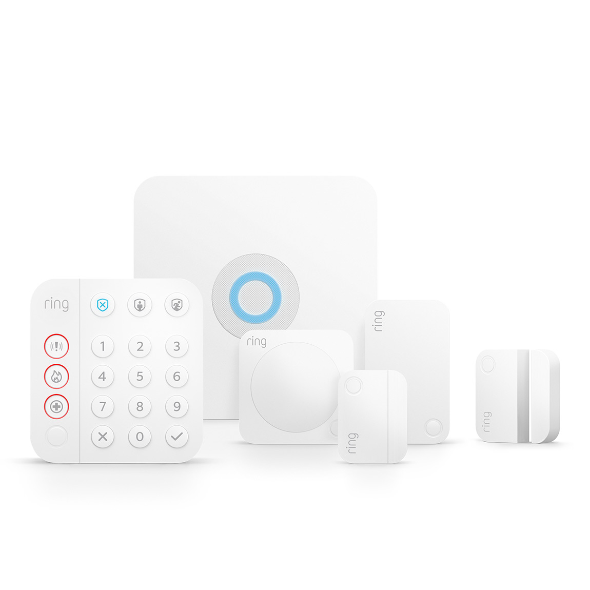 Ring Alarm 2.0 Sicherheitssystem - Komplett-Set + Sirene