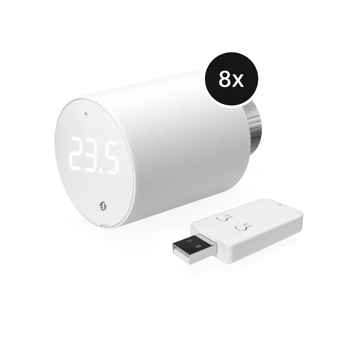 Shelly BLU TRV - Heizkörperthermostat - 8er-Set