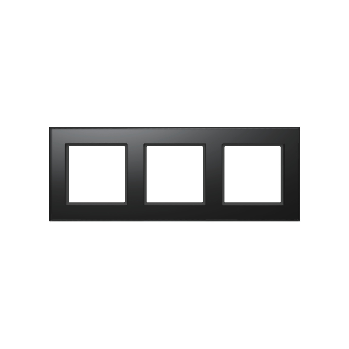 Homematic IP Glasrahmen – 1-fach - Schwarz