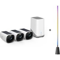 eufyCam 3 Starter Set 3+1 - 3er-Kameraset mit HomeBase 3 + gratis Indoor Cam C220
