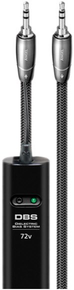 Angel 3,5mm>3,5mm (1m) Audiokabel schwarz/silber