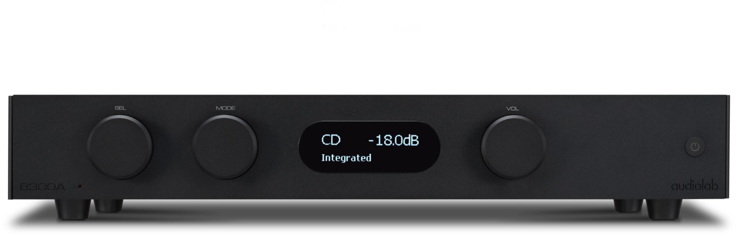 8300A Vollverstärker Stereo aluminium schwarz