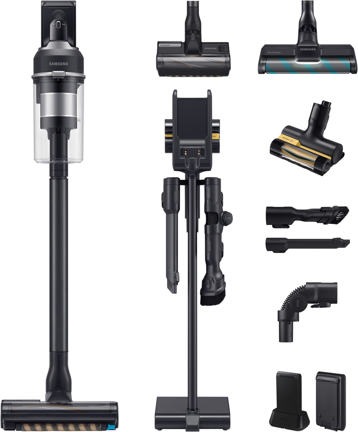 Jet 95 Akku+ CompleteClean Stielstaubsauger VS20C95D4TK/WD satin black