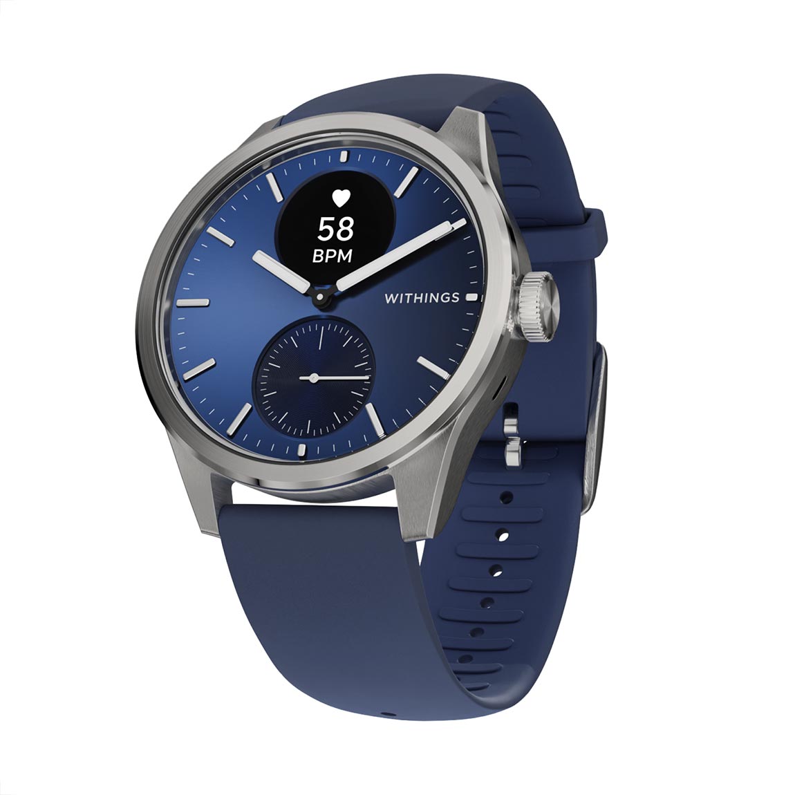 Withings Scanwatch 2 - Hybrid Smartwatch mit Überwachung der Herzgesundheit - Roségold und 38mm