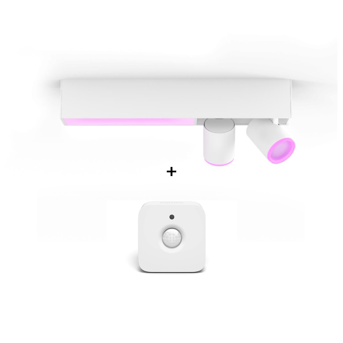 Philips Hue White and Color Ambiance Centris Cross Spot + Bewegungsmelder