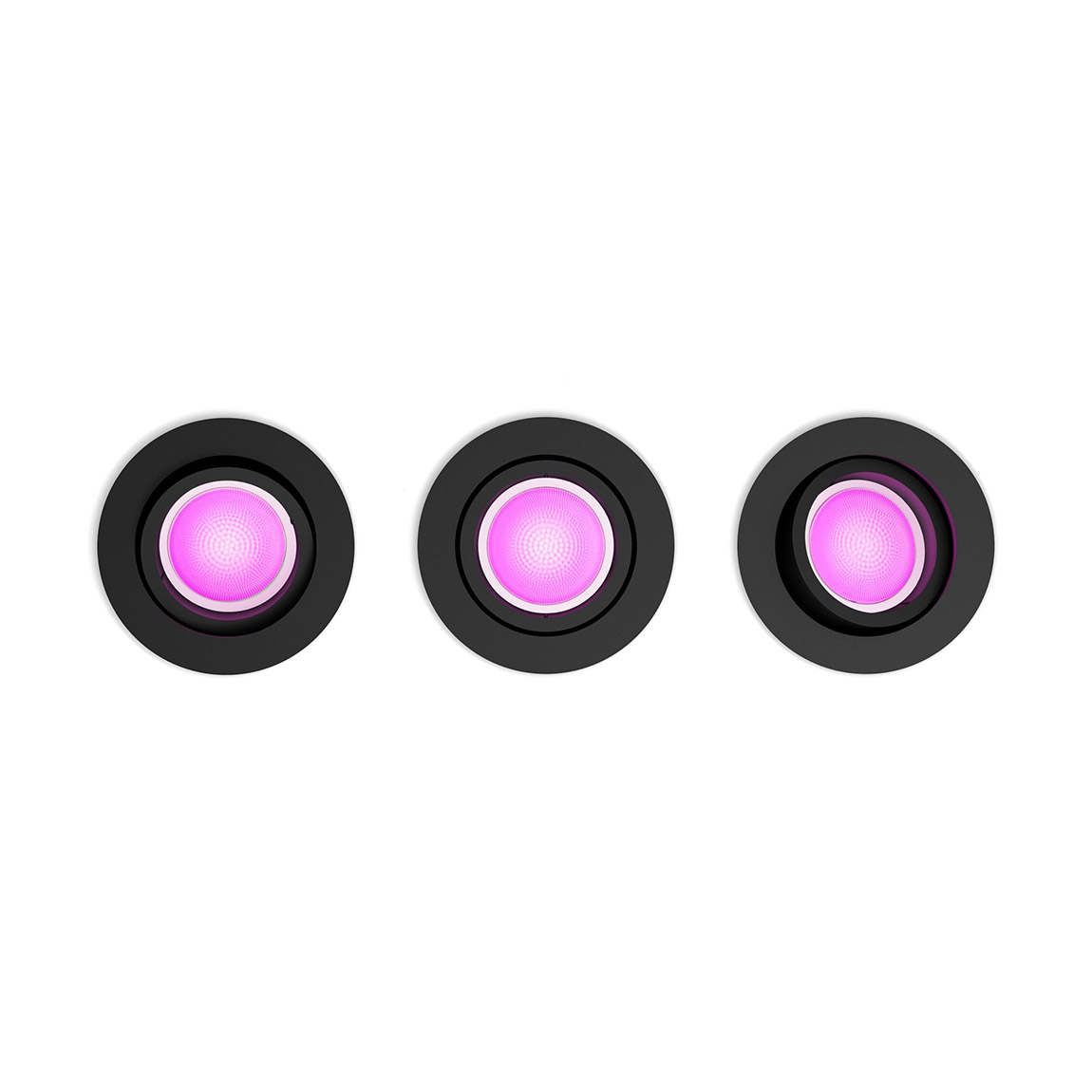 Philips Hue White & Color Ambiance Centura Einbauspot 1 flg. - Schwarz