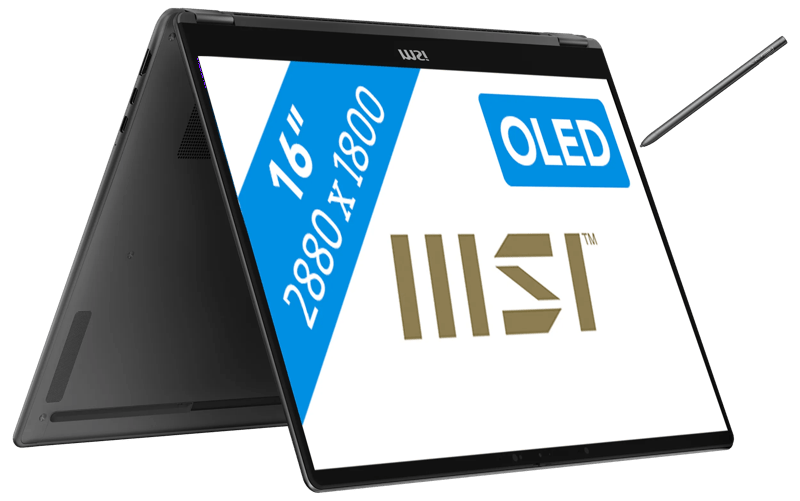 MSI Prestige 16 Flip AI+ OLED Copilot+ PC C3MTG-063 - 16 Zoll - Intel Core Ultra 9 - 32GB RAM/2TB SSD