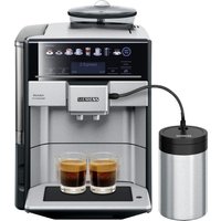TE657F03DE EQ6 plus extraKlasse Kaffee-Vollautomat edelstahl, Latte Macchiato/Cappuccino/Milchkaffee, Keramik-Mahlwerk, 19 bar, 1,7 l