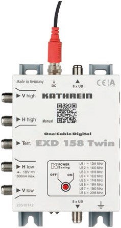 EXD 158 Twin Einkabel-Multischalter