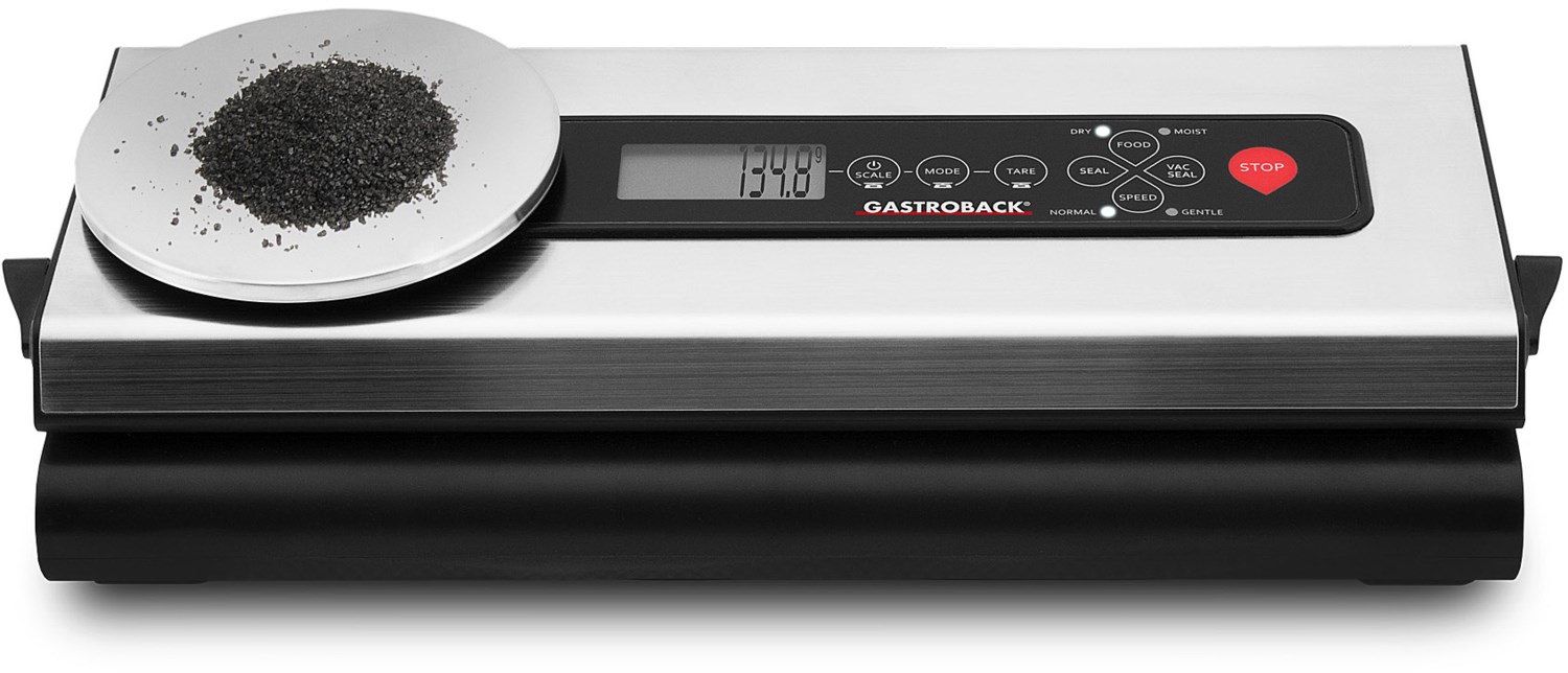 Design Vakuumierer Advanced Scale silber/schwarz