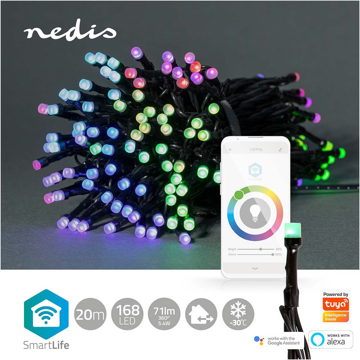 WIFILX01C168 SmartLife Deko-LED Lichterkette