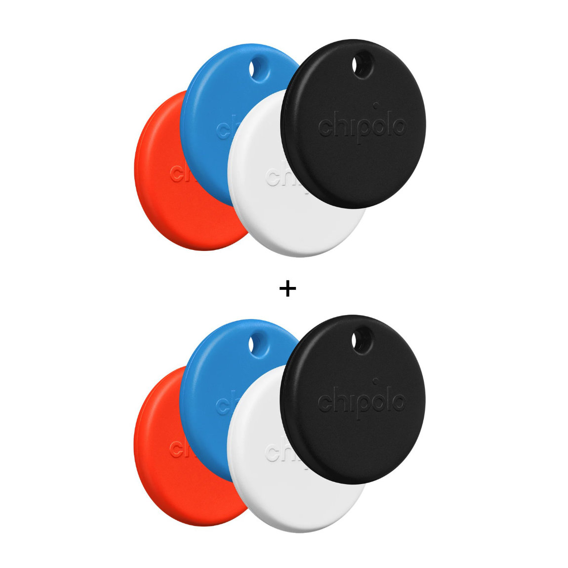 Chipolo Pop - Bluetooth-Tracker für Apple und Android - 6er-Set