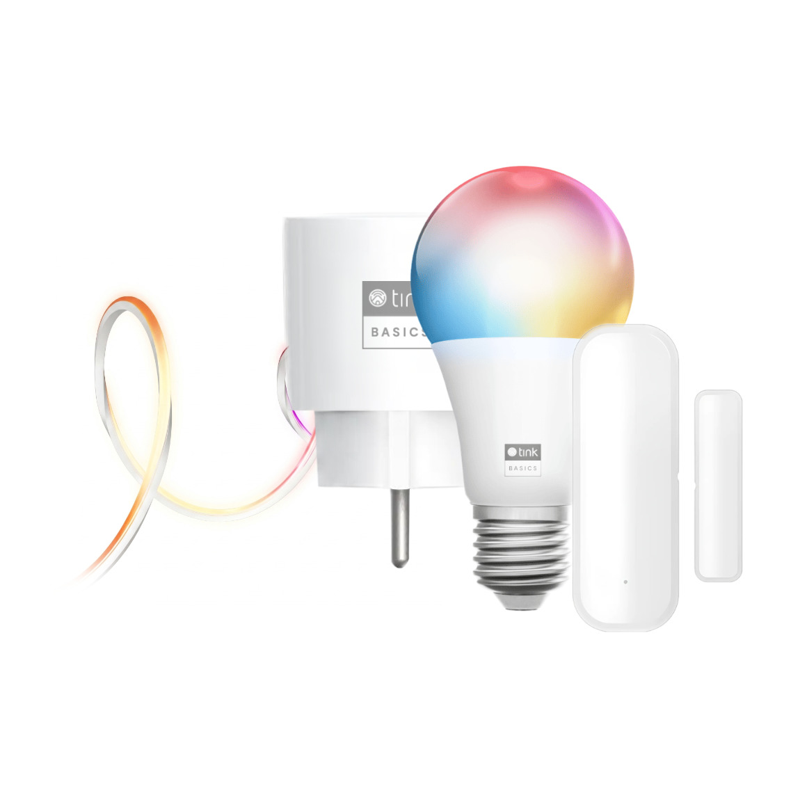 tink Basics Matter Set - mit Neon Light Strip + White & Color E27 Bulb