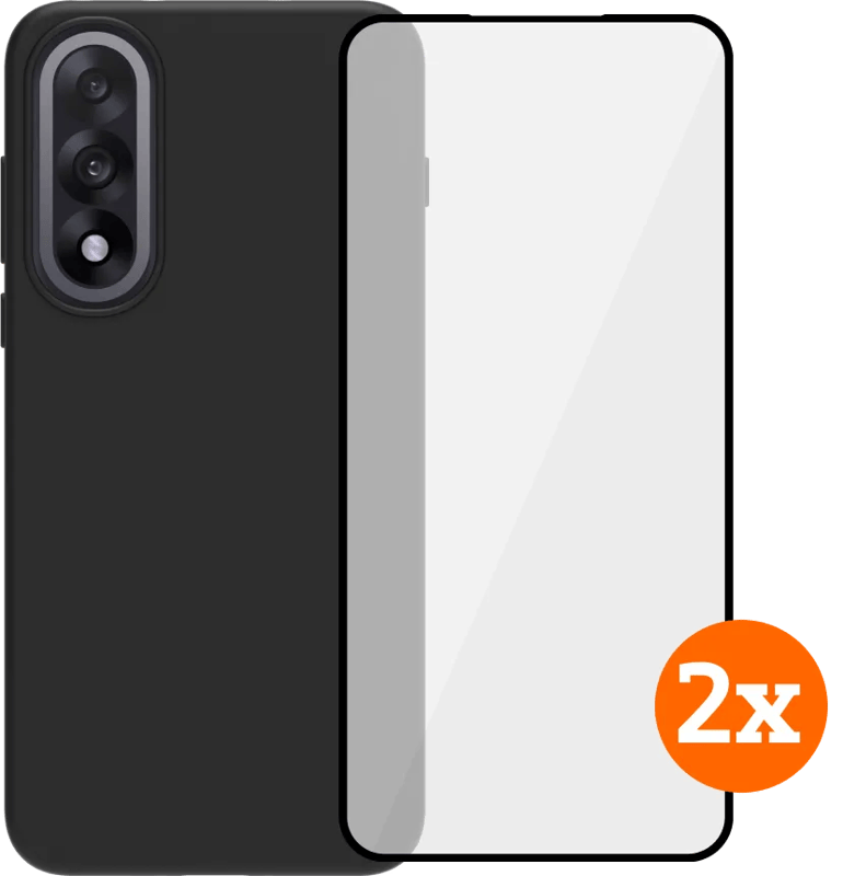 BlueBuilt OnePlus Nord 5 Backcover Transparent + Panzerglas Doppelpack