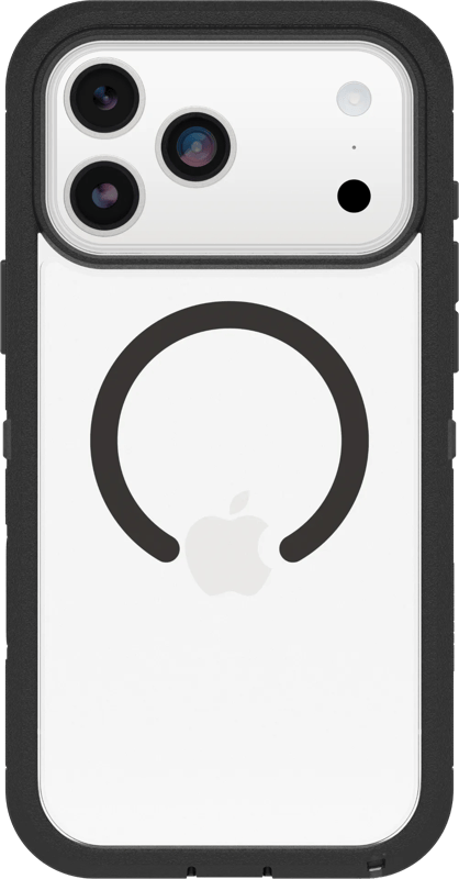 OtterBox Defender Pro XT iPhone 17 Pro Backcover mit MagSafe Magnet Transparent Schwarz