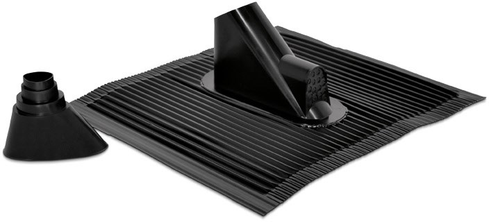 Alu Dachziegel-Set schwarz