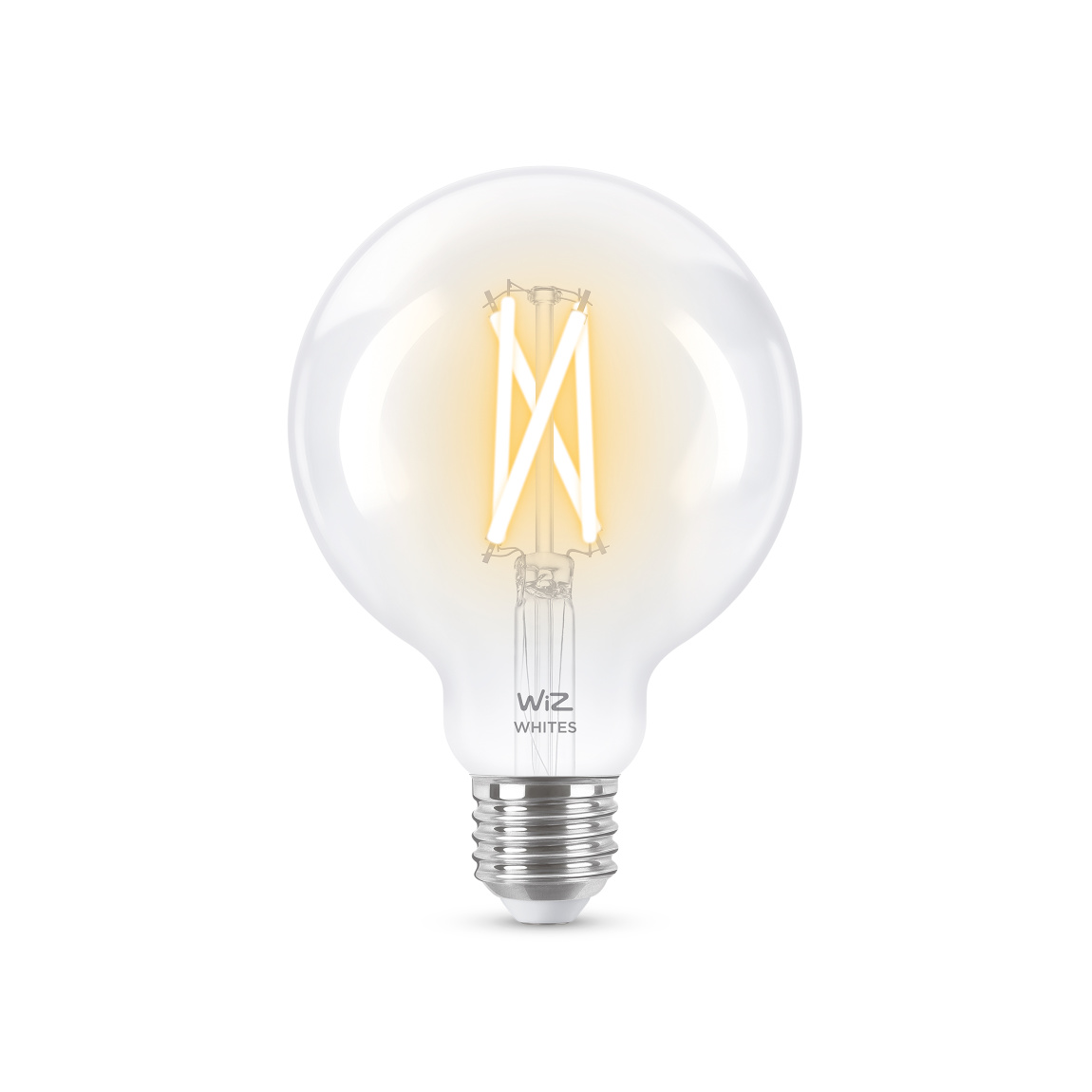 WiZ 40W E14 Kerzenform Filament Clear Warm- und Kaltweiß - Weiß