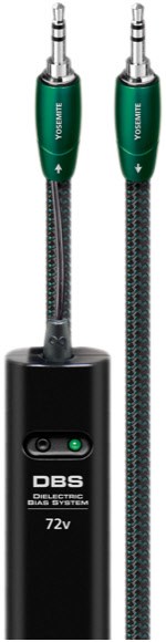 Yosemite 3,5mm>3,5mm (0,6m) Audiokabel schwarz/grün