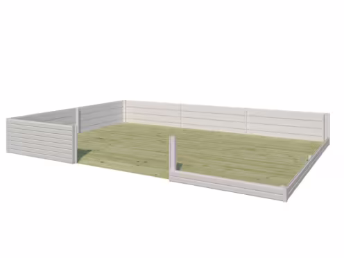 15mm Fußbodenpaket für Gartenhaus Modell Misaka XL