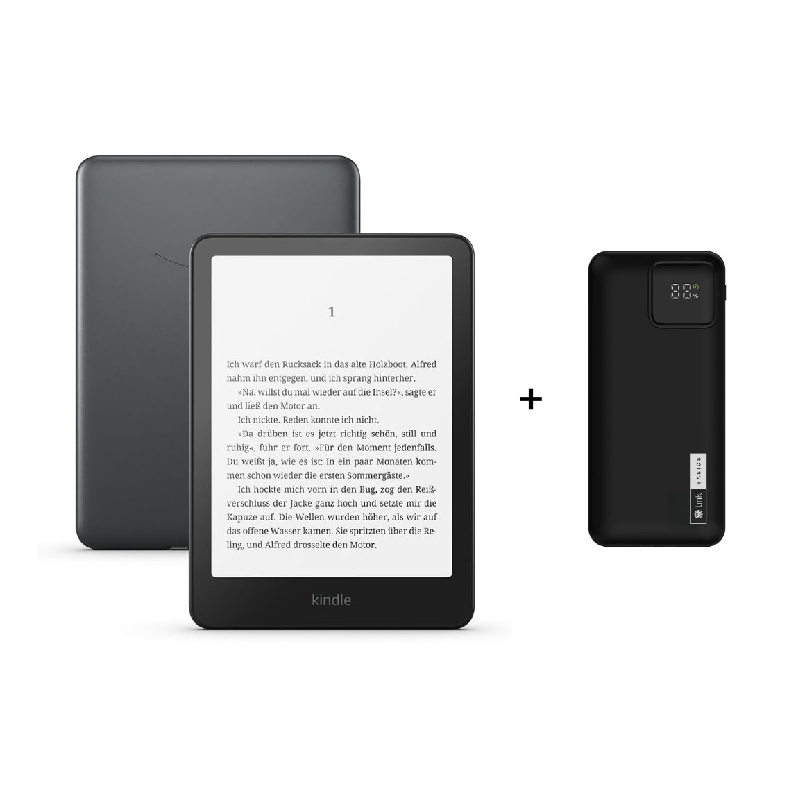 Amazon Kindle Paperwhite Signature Edition - 2024 (32 GB) + tink Basics Powerbank - 20.000 mAh 20W