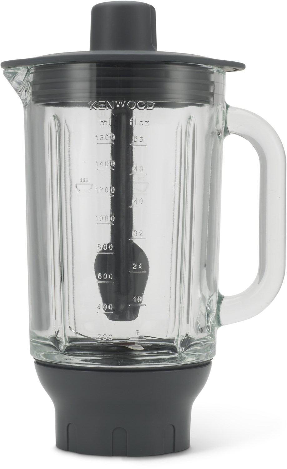 KAH358GL Glas-Mixeraufsatz Küchenmaschinen-Zubehör schwarz