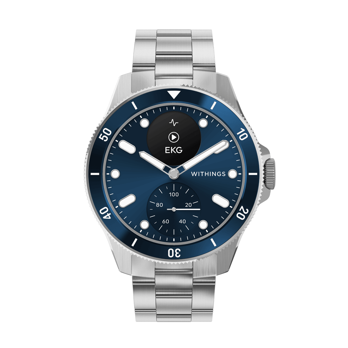 Withings ScanWatch Nova - Hybrid Smartwatch für tägliches Gesundheitstracking - Schwarz