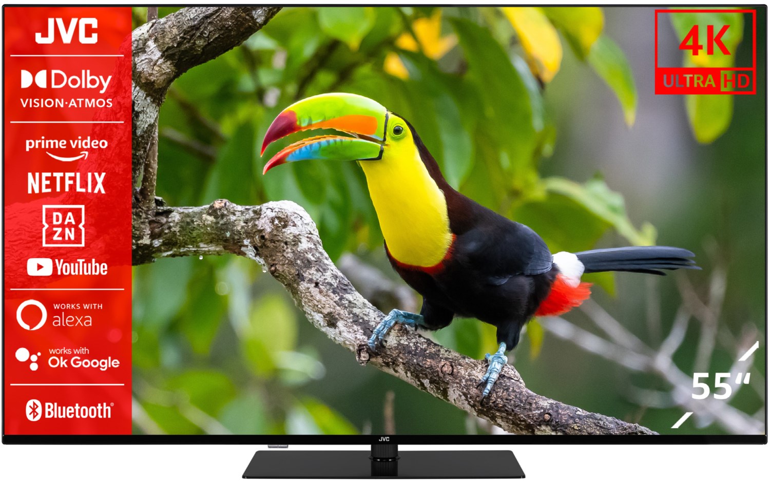 LT-55VU6355 139 cm (55") LCD-TV mit LED-Technik schwarz, 4K Ultra HD, Smart-TV, HDR-Wiedergabe, DVB-T2/DVB-C/DVB-S2