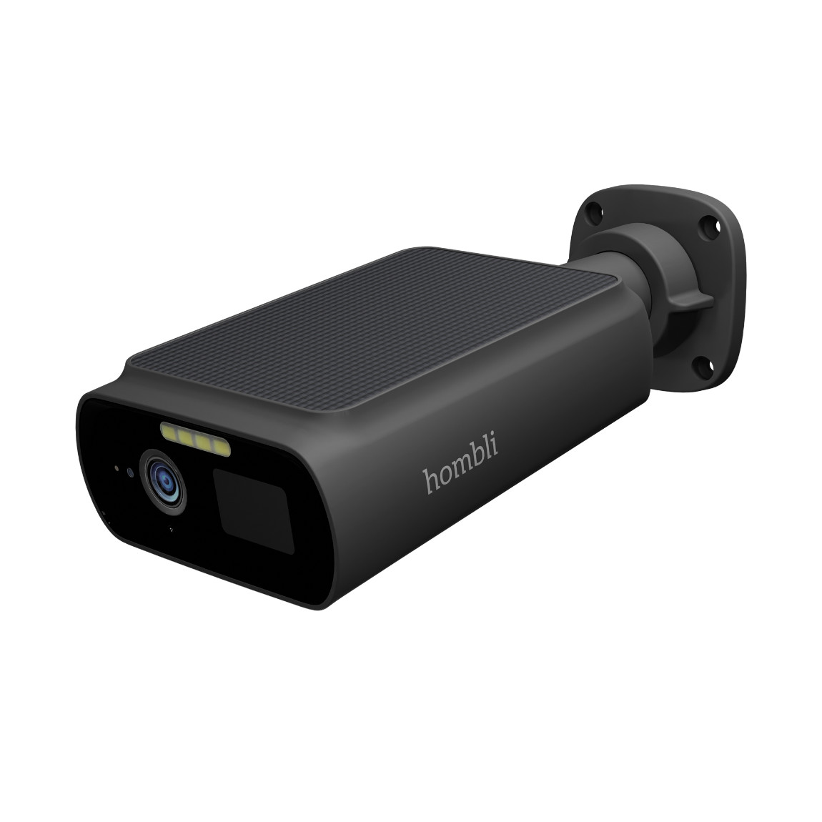 Hombli Solar Cam 2K - Smarte Solar-Kamera - Schwarz