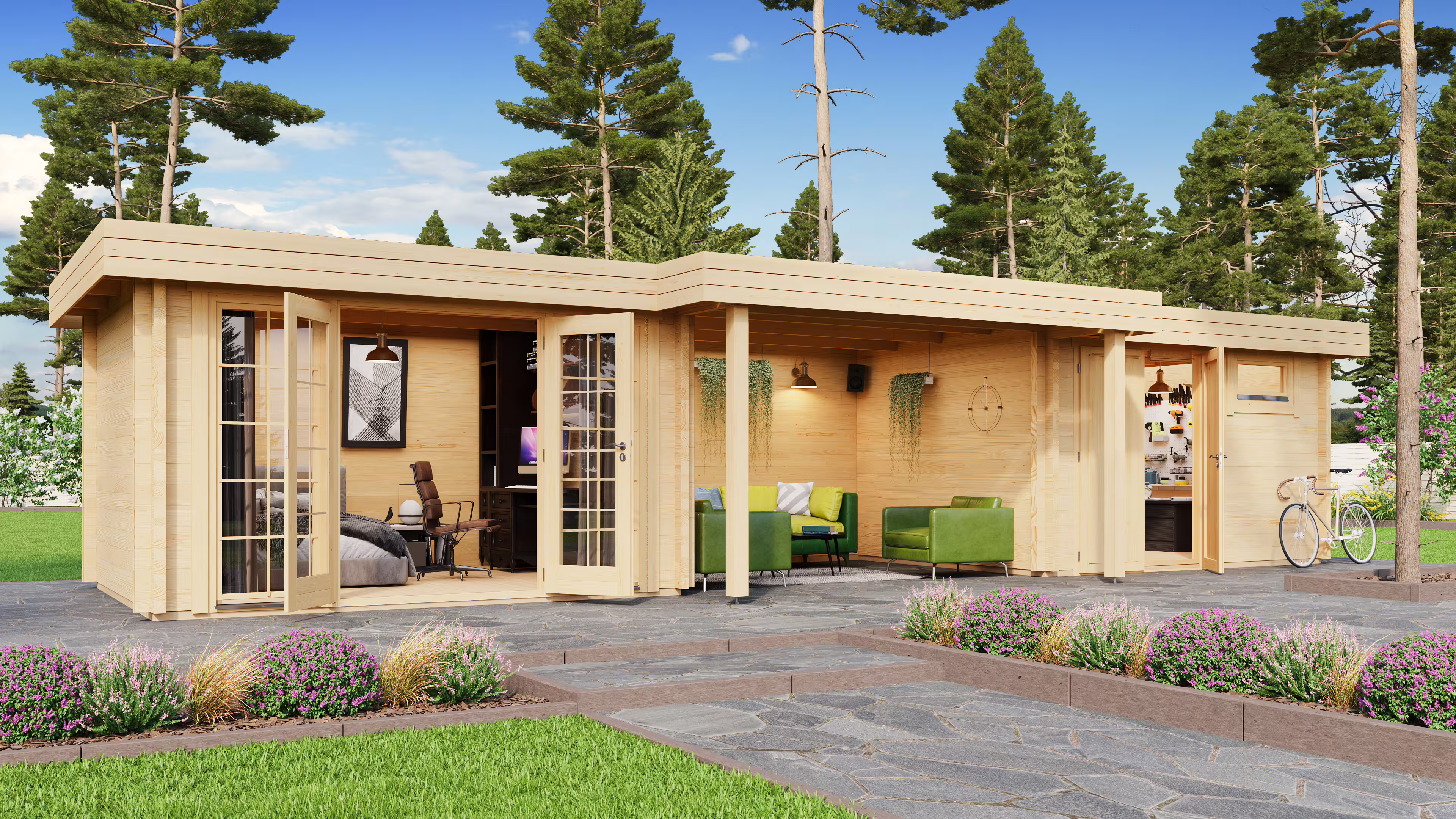 Gartenlounge Modell Yuna 70 B
