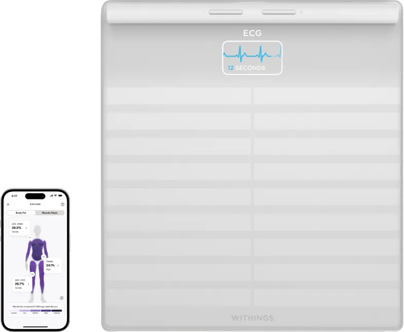 Withings Body Scan - Vernetzte Gesundheitsstation - Weiß