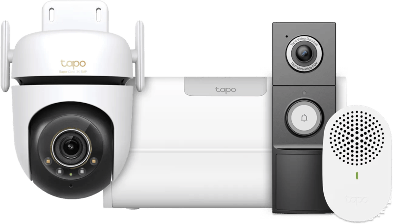 TP-Link Tapo C530WS + H500 CentralHub + D235 Smart Battery & Wired Doorbell